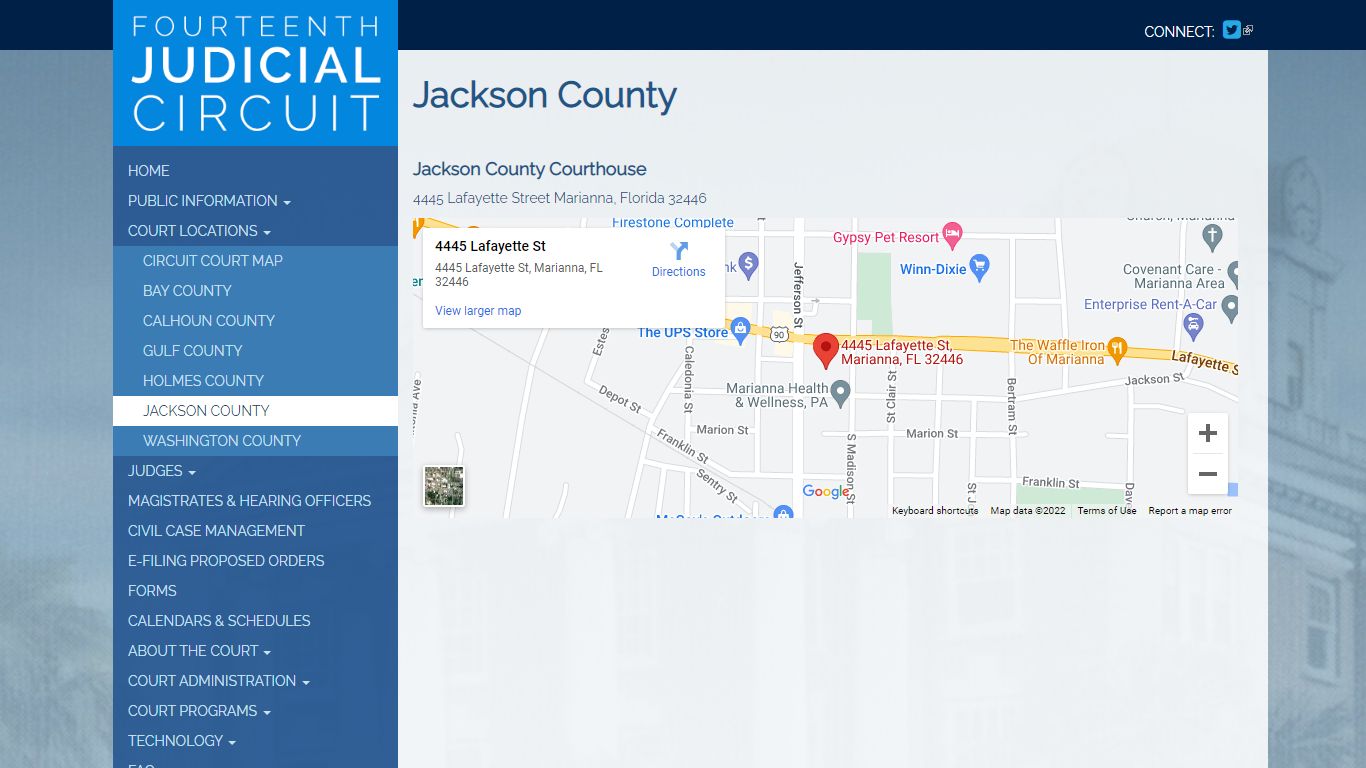 Jackson County | Fourteenth Judicial Circuit of Florida - Florida Courts
